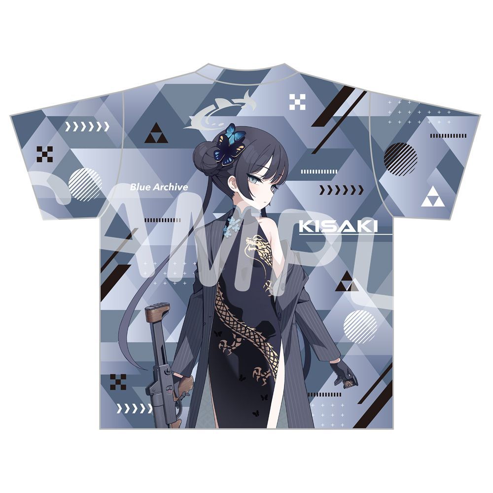 Tee Graphic Print - ブルーアーカイブ龍宮キサキグラフィック Tシャツアニメプリント女性半袖 Tシャツ新しい夏カジュアルトップスストリートウェア