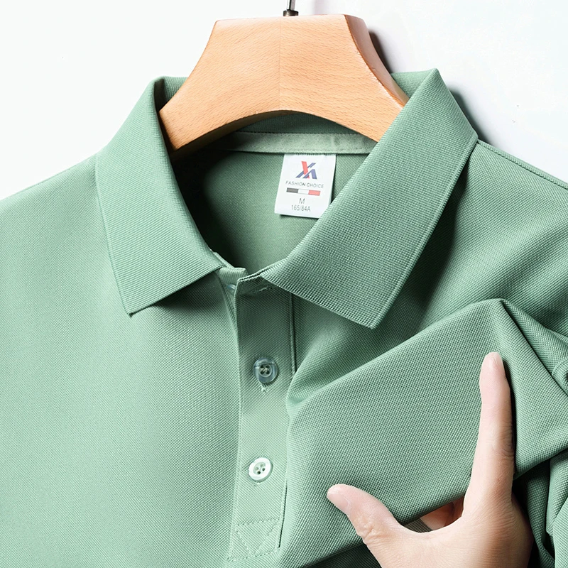 メンズファッションソリッド半袖ポロシャツ夏通気性快適なトップ - Polo Shirt Pique のレビューと価格