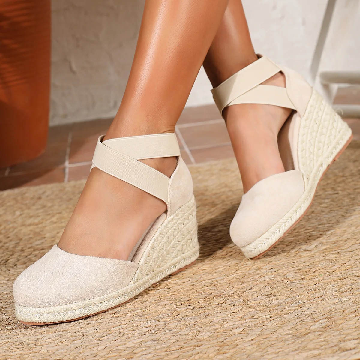 カバートゥ レディース エスパドリーユ ウェッジ サンダル  - Espadrille Slip On のレビューと価格