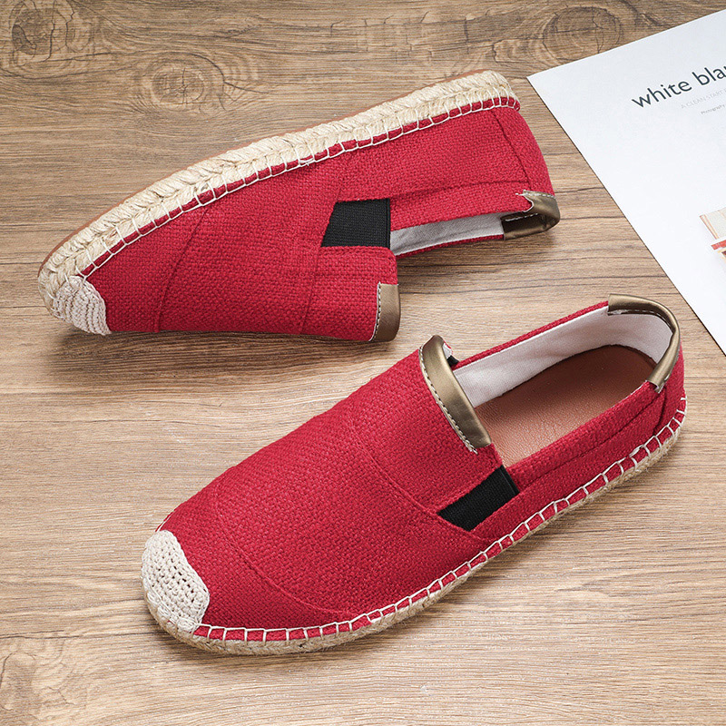 キャンバススニーカー新作2026カジュアル織り靴トレンド格安 - Espadrille Slip On のレビューと価格