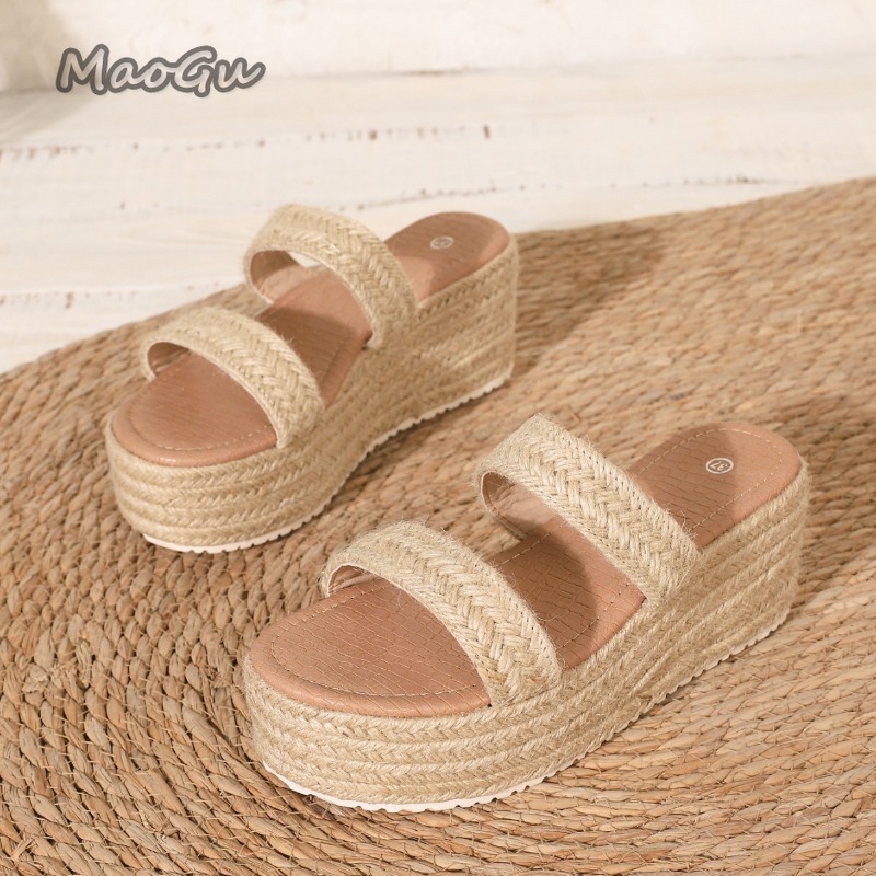 2026 春夏エスパドリーユプラットフォームスライド女性用フ - Espadrille Slip On のレビューと価格