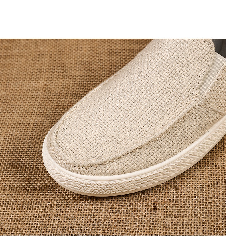 新しい抗臭気キャンバスエスパドリーユ靴男性加硫スニーカー少年 - Espadrille Slip On のレビューと価格