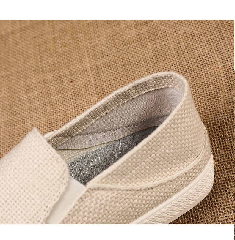 新しい抗臭気キャンバスエスパドリーユ靴男性加硫スニーカー少年 - Espadrille Slip On のレビューと価格