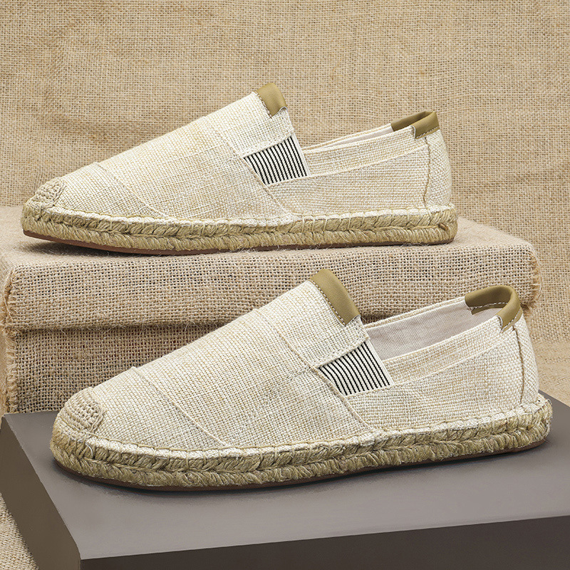 2025年新作 メンズ リネン カジュアルシューズ レディー - Espadrille Slip On のレビューと価格