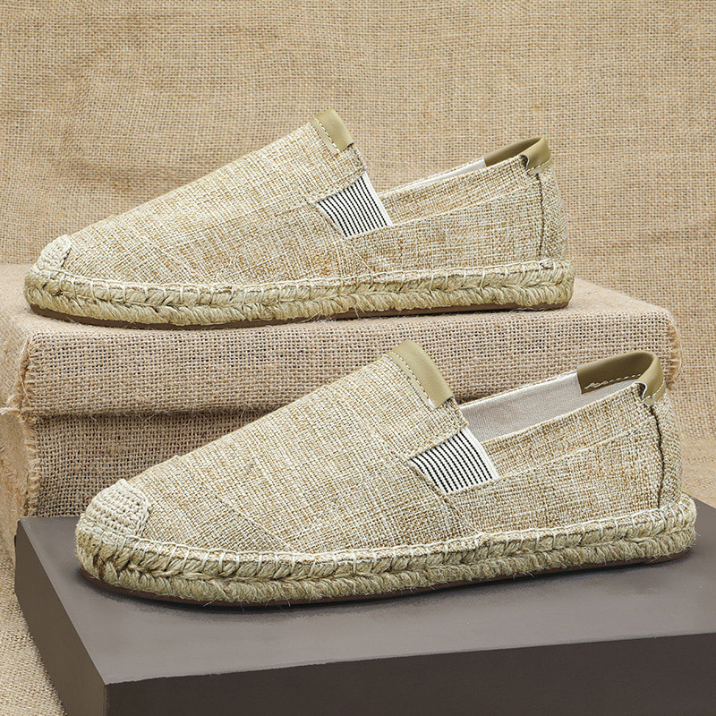 2025年新作 メンズ リネン カジュアルシューズ レディー - Espadrille Slip On のレビューと価格